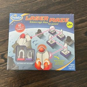 Think Fun Laser Maze Jr. game. Brand new in plastic. Never opened